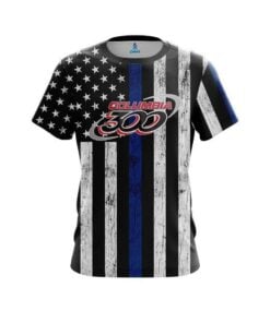 Columbia 300 Blue Line CoolWick Bowling Jersey