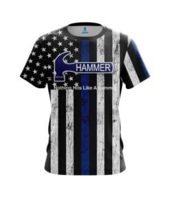 Hammer Blue Line CoolWick Bowling Jersey