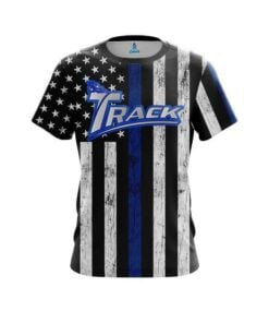 Track Blue Line CoolWick Bowling Jersey