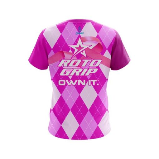 Roto Grip Breast Cancer Awareness CoolWick Bowling Jersey - Image 2