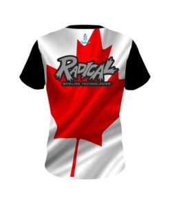 Alternative view of Radical Canadian Flag CoolWick Bowling Jersey