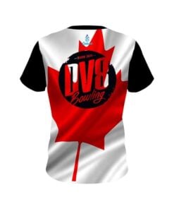 Alternative view of DV8 Canadian Flag CoolWick Bowling Jersey