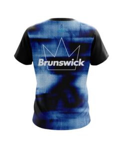 Alternative view of Brunswick Canvas Blue CoolWick Bowling Jersey