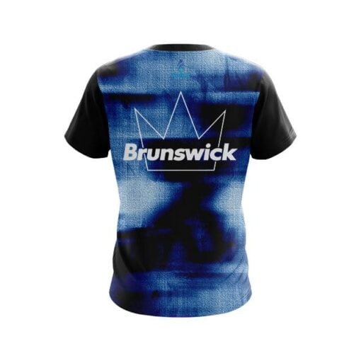 Brunswick Canvas Blue CoolWick Bowling Jersey - Image 2