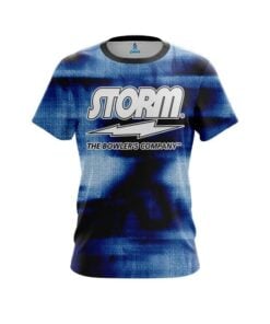 Storm Canvas Blue CoolWick Bowling Jersey