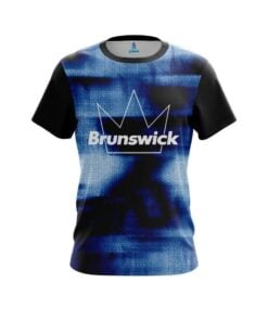 Brunswick Canvas Blue CoolWick Bowling Jersey