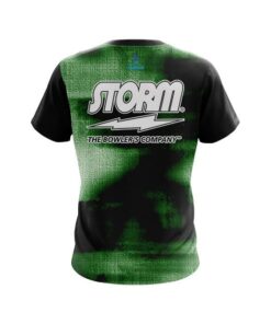 Alternative view of Storm Canvas Green CoolWick Bowling Jersey