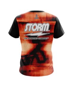 Alternative view of Storm Canvas Orange CoolWick Bowling Jersey