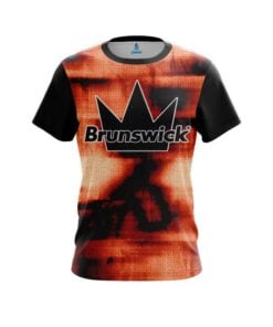 Brunswick Canvas Orange CoolWick Bowling Jersey
