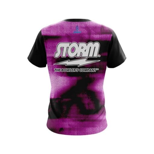 Storm Canvas Pink CoolWick Bowling Jersey - Image 2