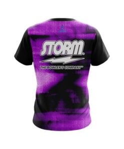 Alternative view of Storm Canvas Purple CoolWick Bowling Jersey