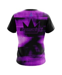 Alternative view of Brunswick Canvas Purple CoolWick Bowling Jersey