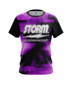 Storm Canvas Purple CoolWick Bowling Jersey