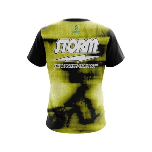 Storm Canvas Yellow CoolWick Bowling Jersey - Image 2