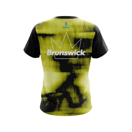 Brunswick Canvas Yellow CoolWick Bowling Jersey - Image 2
