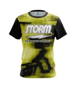 Storm Canvas Yellow CoolWick Bowling Jersey