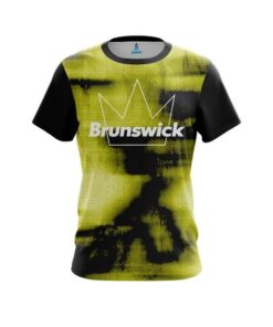 Brunswick Canvas Yellow CoolWick Bowling Jersey