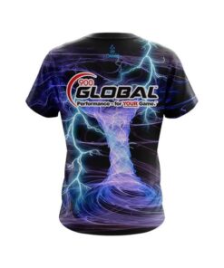 Alternative view of 900 Global Electrical Tornado Black CoolWick Bowling Jersey