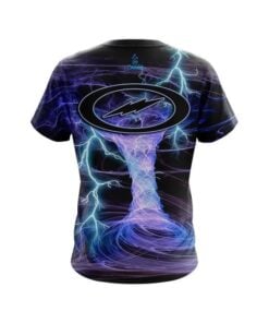 Alternative view of Storm Electrical Tornado Black CoolWick Bowling Jersey