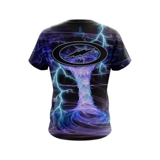 Storm Electrical Tornado Black CoolWick Bowling Jersey - Image 2