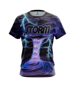 Storm Mens Dye Sub Shirt Neurons CoolWick Performance Crew Bowling Jersey 