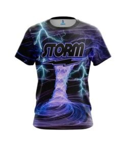 Storm Electrical Tornado Black CoolWick Bowling Jersey