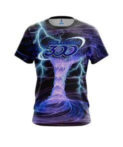 Columbia 300 Electrical Tornado Black CoolWick Bowling Jersey