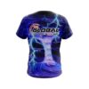 900 Global Electrical Tornado Blue CoolWick Bowling Jersey - Image 2