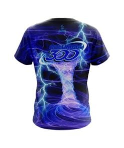 Alternative view of Columbia 300 Electrical Tornado Blue CoolWick Bowling Jersey