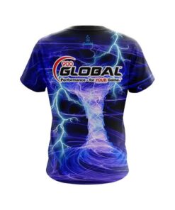 Alternative view of 900 Global Electrical Tornado Blue CoolWick Bowling Jersey