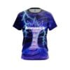 Brunswick Electrical Tornado Blue CoolWick Bowling Jersey