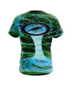 Alternative view of Storm Electrical Tornado Green CoolWick Bowling Jersey