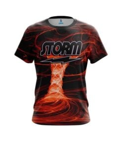 Storm Electrical Tornado Orange CoolWick Bowling Jersey