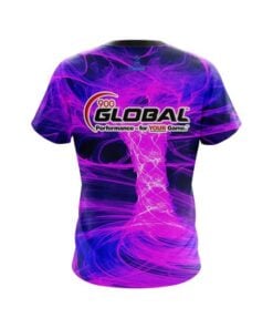 Alternative view of 900 Global Electrical Tornado Pink CoolWick Bowling Jersey