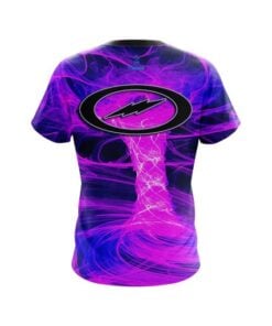 Alternative view of Storm Electrical Tornado Pink CoolWick Bowling Jersey