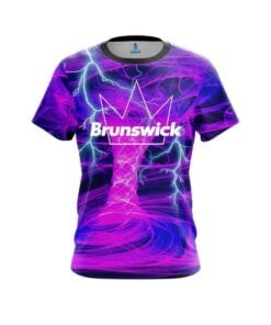 Brunswick Electrical Tornado Pink CoolWick Bowling Jersey