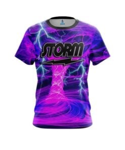 Storm Electrical Tornado Pink CoolWick Bowling Jersey