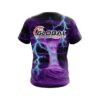 900 Global Electrical Tornado Purple CoolWick Bowling Jersey - Image 2