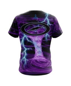 Storm Mens Dye Sub Electrical Tornado Pink CoolWick Crew Bowling Jersey Shirt 