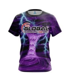 900 Global Electrical Tornado Purple CoolWick Bowling Jersey