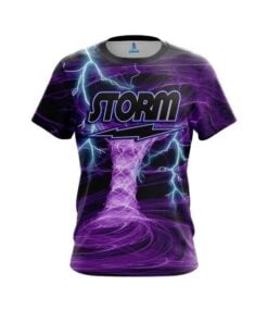 Storm Electrical Tornado Purple CoolWick Bowling Jersey