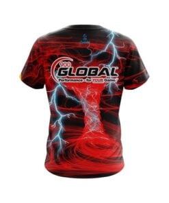 Alternative view of 900 Global Electrical Tornado Red CoolWick Bowling Jersey