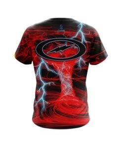 Alternative view of Storm Electrical Tornado Red CoolWick Bowling Jersey