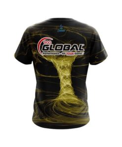 Alternative view of 900 Global Electrical Tornado Yellow CoolWick Bowling Jersey
