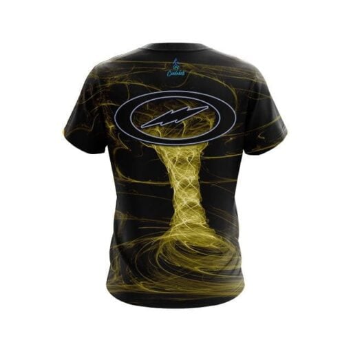 Storm Electrical Tornado Yellow CoolWick Bowling Jersey - Image 2