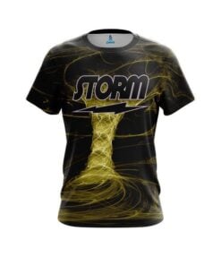 Storm Electrical Tornado Yellow CoolWick Bowling Jersey