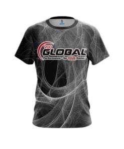 900 Global Energy Swirls Black CoolWick Bowling Jersey