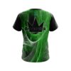 Brunswick Energy Swirls Green CoolWick Bowling Jersey - Image 2