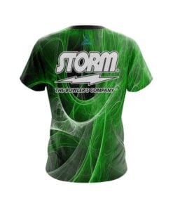 Alternative view of Storm Energy Swirls Green CoolWick Bowling Jersey