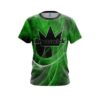 Brunswick Energy Swirls Green CoolWick Bowling Jersey